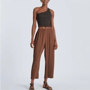 Everlane The Naia™ Ripple Pull On Pant- Brown- Women Sz S